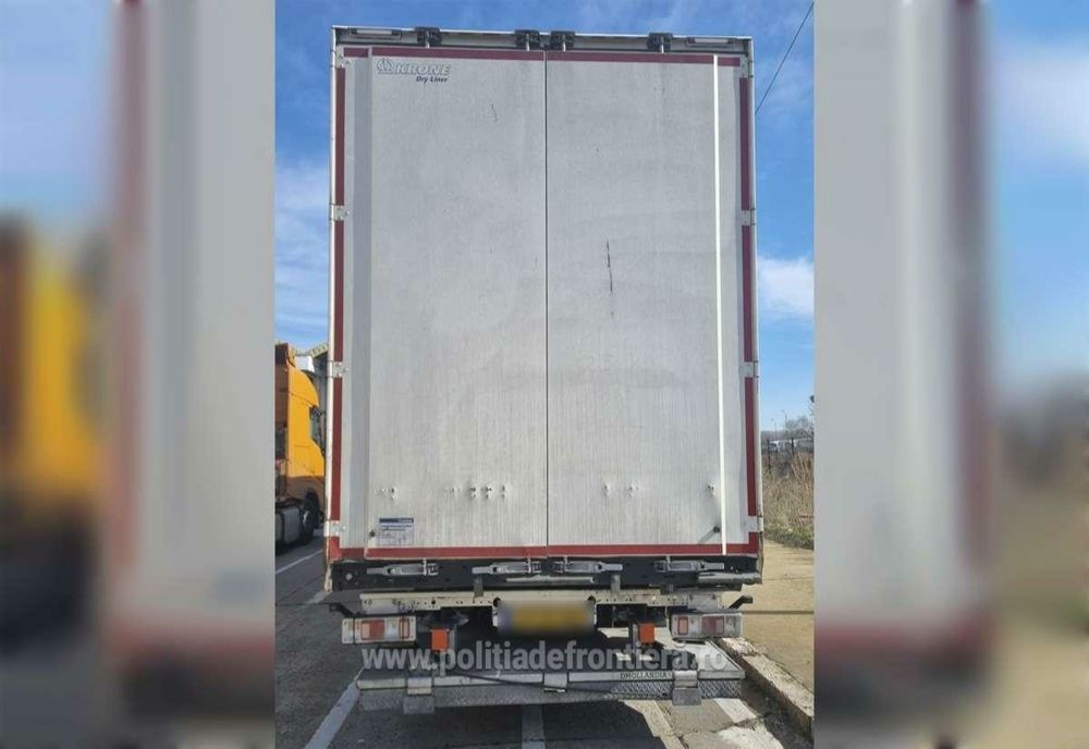 Semiremorcă căutată de autoritățile olandeze, descoperită în PTF Giurgiu 