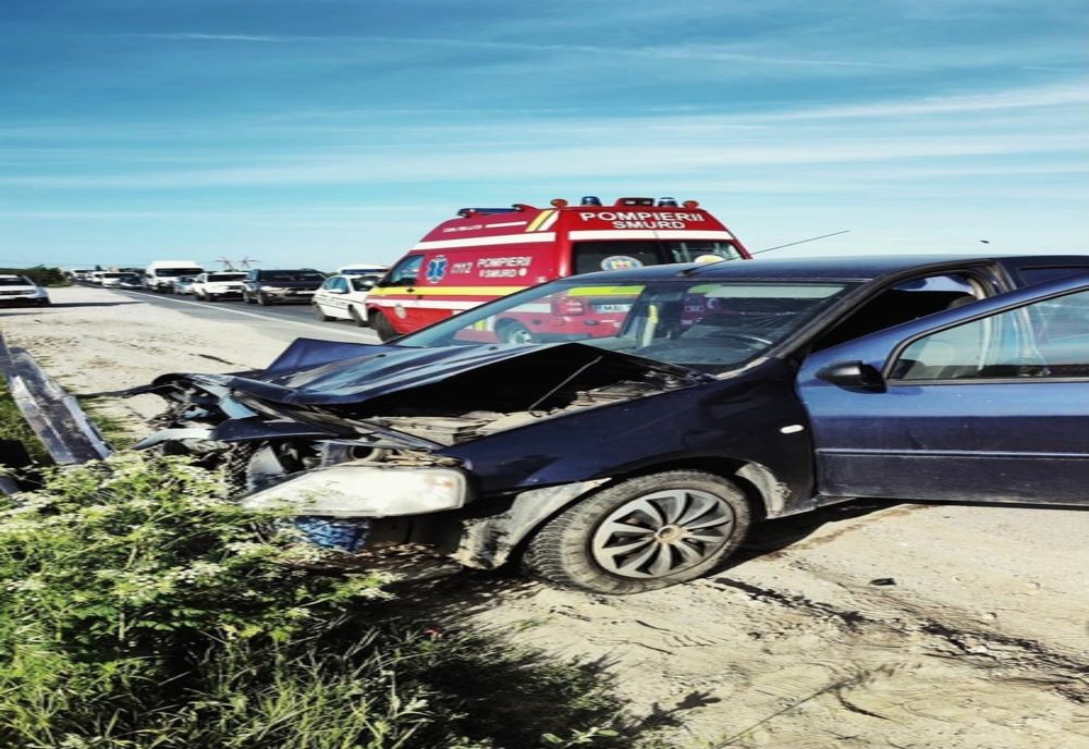 Accident pe DN 6, în judeţul Giurgiu! O persoană a fost transportată la spital 