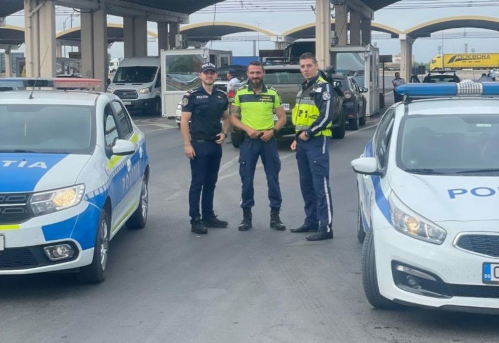 Poliţiştii români şi bulgari vor acţiona împreună în Punctul de Trecere a Frontierei Giurgiu-Ruse, în zilele cu trafic intens