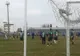 Spectacol pe stadionul din port, oferit de jucători de fotbal american