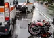 Motociclist accidentat de un taxi pe șoseaua București