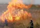 Incendii de vegetație uscată unul după altul, provocate de giurgiuveni