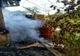 Incendiu violent la Malu. Pompierii intervin cu două autospeciale