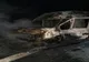 O autoutilitară care transporta instrumente muzicale a luat foc pe A1, la Vânătorii Mici