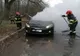 Explozie urmată de un incendiu la un autoturism, în Giurgiu. Şoferul a suferit arsuri