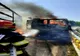 Giurgiu. Un TIR a luat foc pe DN 6. Traficul este blocat pe ambele sensuri