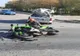 Motociclist rănit în urma unui accident rutier, în municipiul Giurgiu