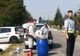 Incident la filtrul rutier dezinfectant de la Brăniștari