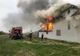 Incendiu la o vilă din localitatea Ulmi. Pompierii au intervenit