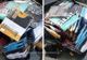 Textile şi încălțăminte susceptibile a fi contrafăcute, descoperite de polițiștii de frontieră giurgiuveni