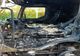Incendiu într-o pădure din Giurgiu. Flăcările s-au extins de la un TIR încărcat cu flori care a luat foc pe DN 61 