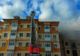 Din ce cauză s-a declanșat incendiul la acoperișul unui bloc cu patru etaje, din Giurgiu