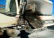 Camion în flăcări pe A1 Bucureşti-Piteşti. Pompierii au intervenit pentru stingerea incendiului