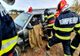 Pompierii din cadrul ISU Giurgiu se antrenează pentru intervenţia în cazul accidentelor rutiere