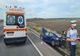 Accident rutier pe DN5. Două persoane au avut nevoie de îngrijiri medicale