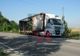 Un camion românesc a ars parțial pe drumul Ruse-Byala, altul s-a răsturnat pe câmp 