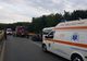 Giurgiu. Accident pe DN 6, între un microbuz cu 16 pasageri şi un autoturism. A fost activat planul roşu de intervenţie