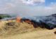 Giurgiu. Patru hectare de mirişte au ars la Daia, din cauza focului deschis