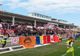 Giurgiu. Jandarmii asigură ordinea publică la meciul de fotbal dintre echipele S.C. Dinamo 1948 București și C.S.M. Slatina