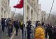 Protest în desfășurare la Parchetul General. Se contestă anularea primului tur al prezidențialelor din 2024. Stegarul Dac, printre protestatari